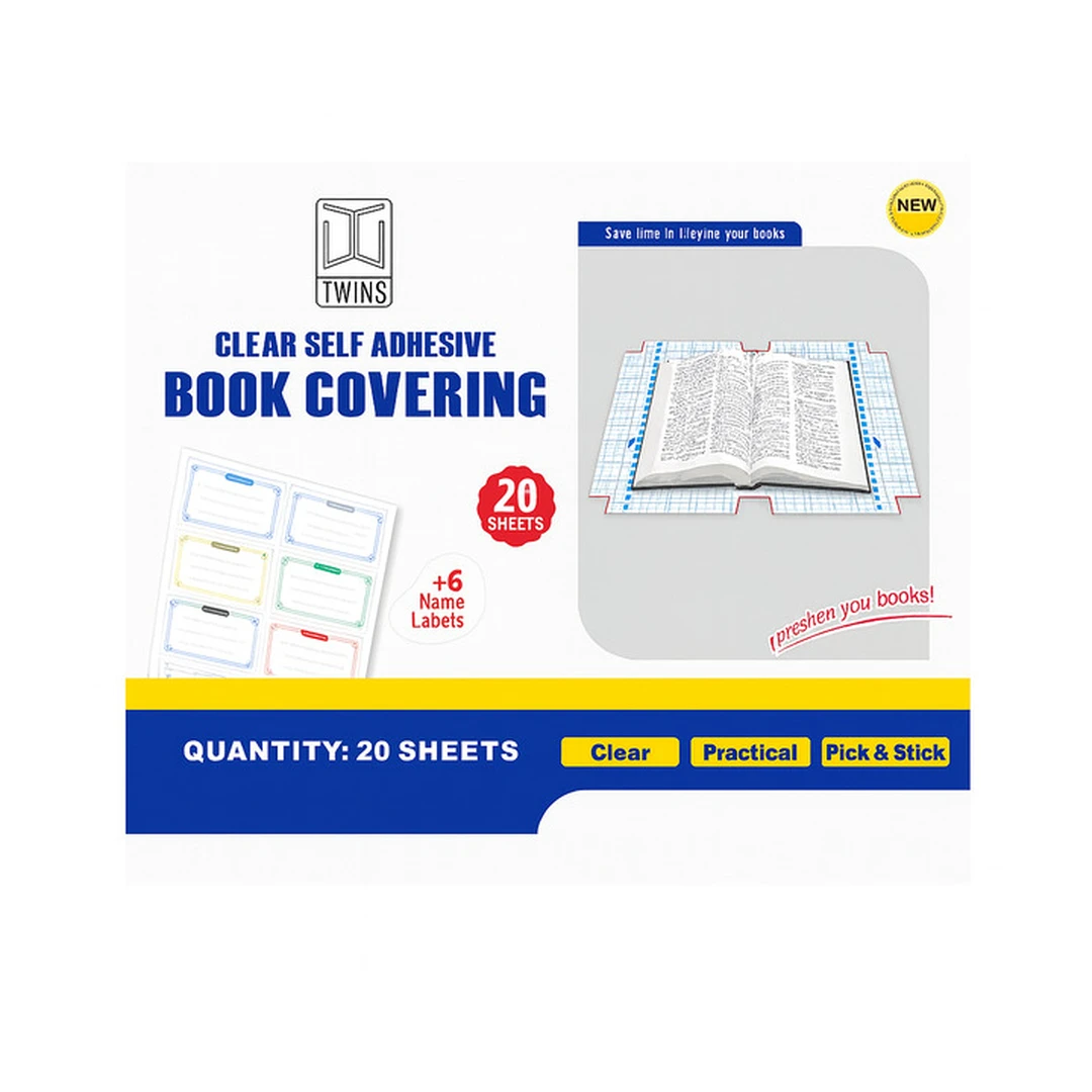 غلاف كتاب لاصق 36*50 سم باكت
