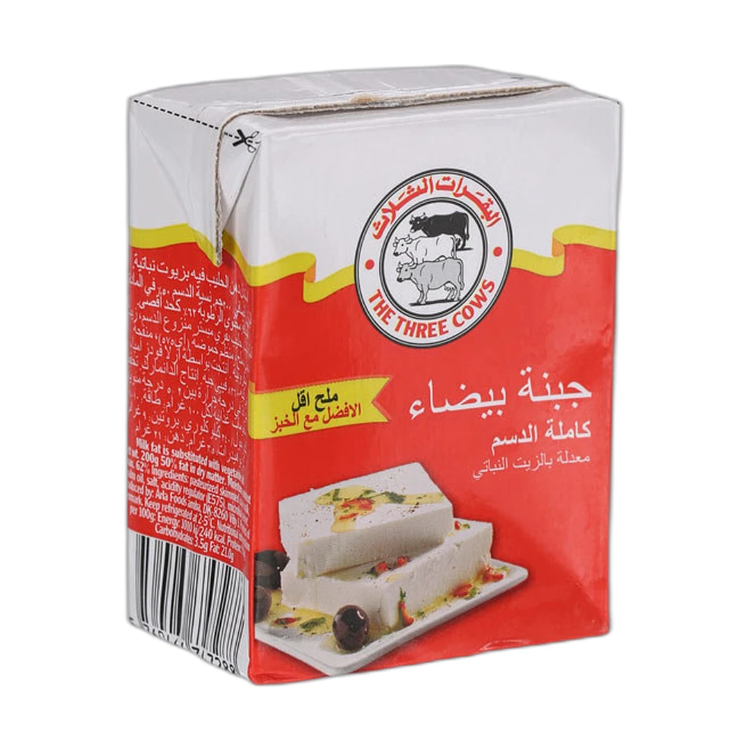 جبن أبيض تمثيلي ثري كاوز 200جم