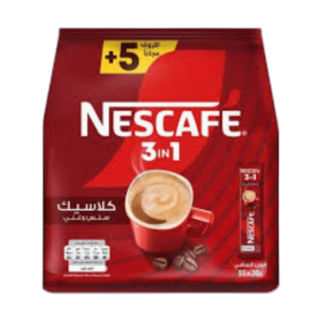 نستله نسكافيه 3in1 أصلي 30×20جم كيس