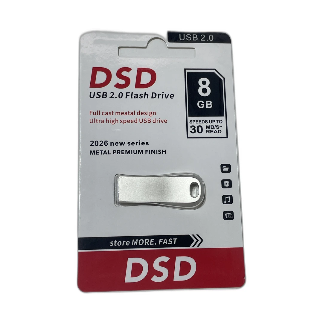 محرك أقراص فلاش DSD USB 2.0 8 جيجابايت