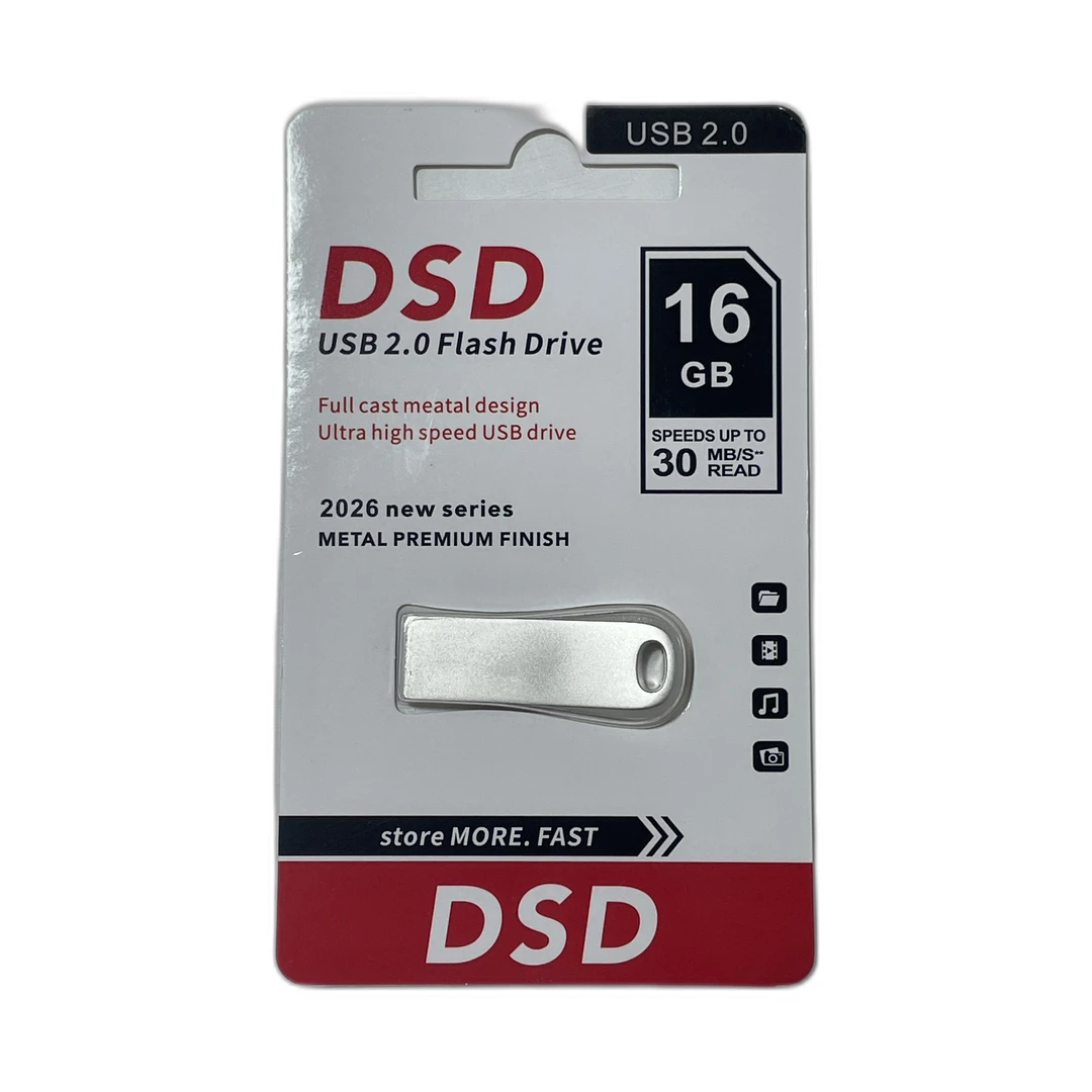 محرك أقراص فلاش DSD USB 2.0 16 جيجابايت