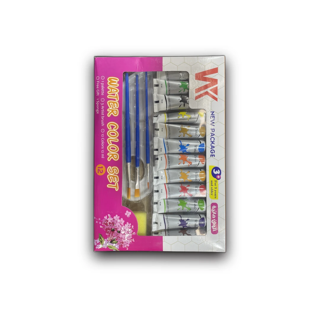 طقم ألوان مائية 12 قطعة MS40279