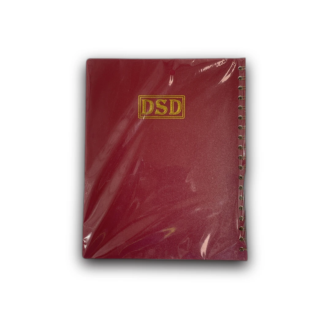 دفتر حلزوني DSD 8*10PP-80