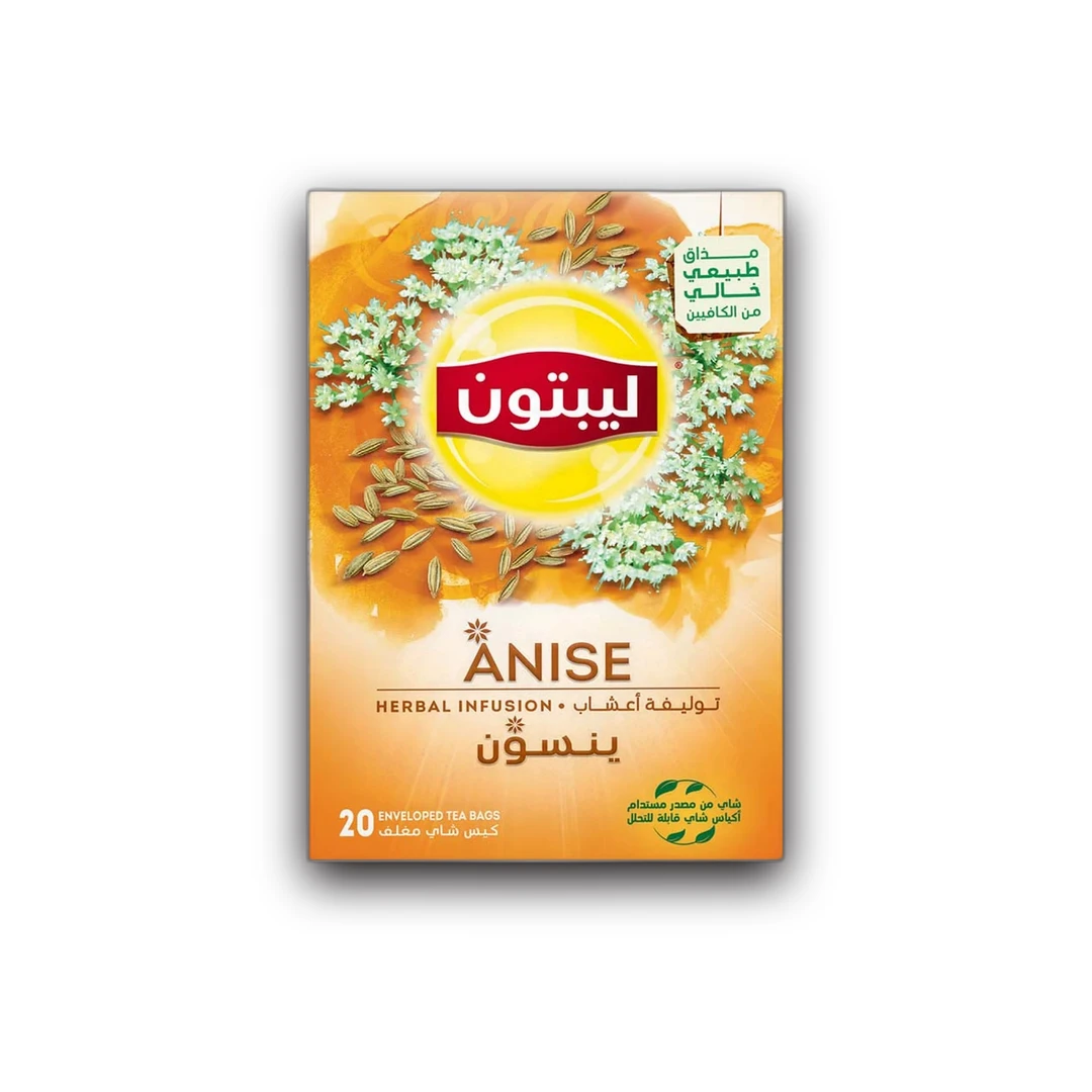 شاي ليبتون 20 كيس يانسون