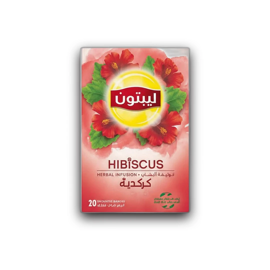 شاي ليبتون 20 كيس كركديه